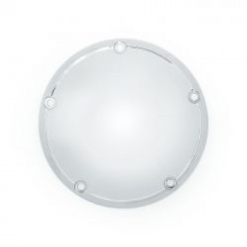 Derby cover, OEM style Domed. Chrome