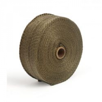 Exhaust insulating wrap. 2" wide copper