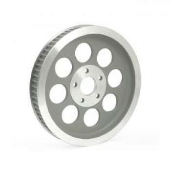 Reproduction OEM style wheel pulley 70t, 1-1/2" belt. Silver