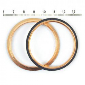 James, round copper exhaust gasket set (pr)