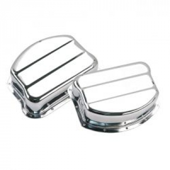 S&S, Panhead rock covers set. Chrome