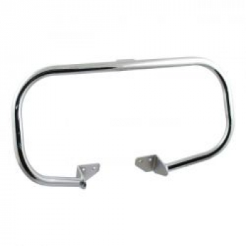 Front engine guard kit, chrome