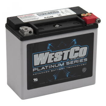 Westco, verschlossene AGM-Batterie. 12V, 18Ah, 310CCA