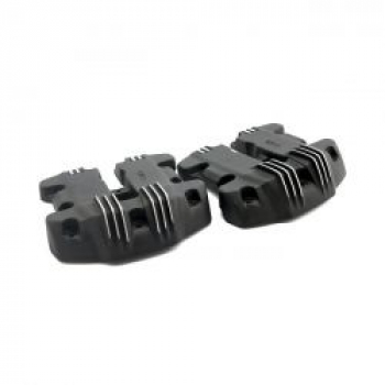 EMD, 'Ribbed Style' rocker cover set. Black Cut