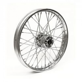 2.15 x 21 front wheel 40 spokes chrome