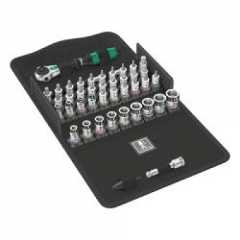 Wera Zyklop ratchet kit 42 pcs. 1/4" drive Metric sizes