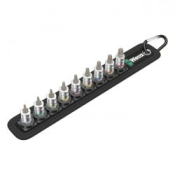 Wera socket belt with 1/4" drive Torx® socket bits