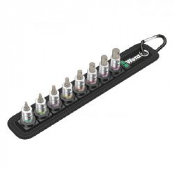 Wera socket belt with 1/4" drive Hex sockets - Metric