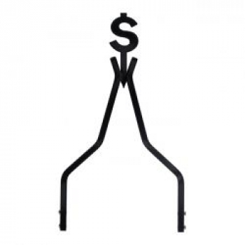 Cycle Visions Moneytube sissy bar 18", black