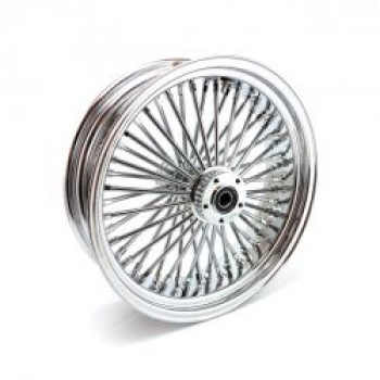 MCS Radial 48 fat spoke rear wheel 5.50 x 18 chrome