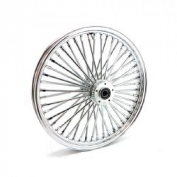 MCS Radial 48 fat spoke front wheel 2.15 x 21 DF chrome