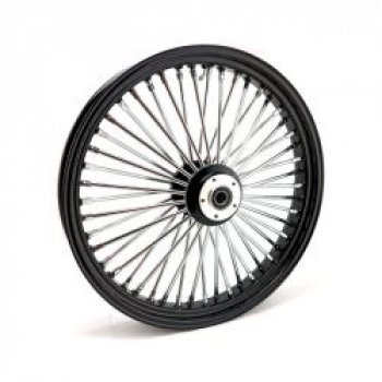 MCS radial 48 fat spoke front wheel 3.50 x 23 SF black