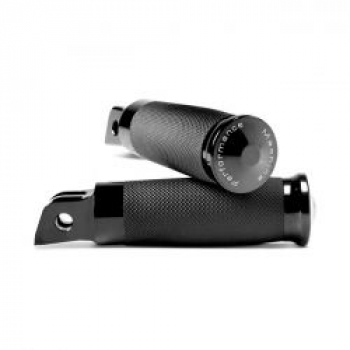 Performance Machine, Contour rider footpegs. Black