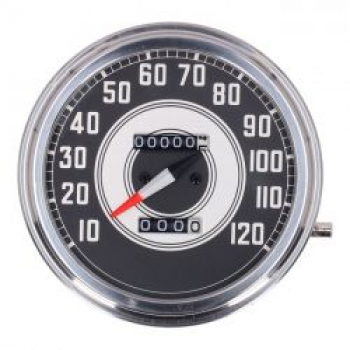 FL Tachometer, '41-45 Zifferblatt', silber/schwarz. 2:1 MPH