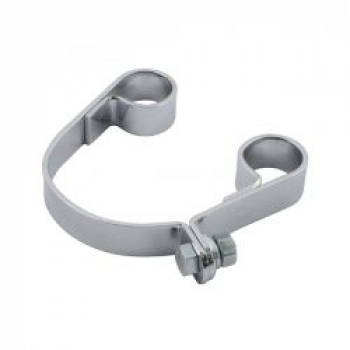 Paughco, FLT 3" muffler clamp. Chrome