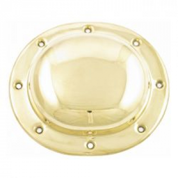 Paughco, derby cover. Plain. Polished brass