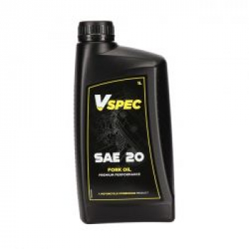 Vspec, SAE 20W Gabelöl. 1 Liter.