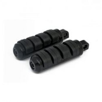 Comfort foot pegs. Small diameter. Black