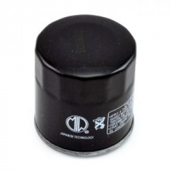 MIW, spin-on oil filter. Black