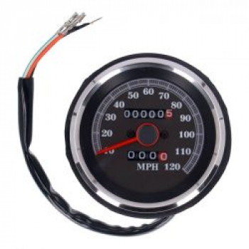 Tachometer mit 120 MPH-Anzeige