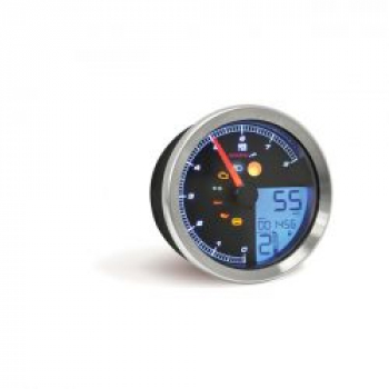 KOSO, HD-01-04 95mm Tachometer / Drehzahlmesser. Silber