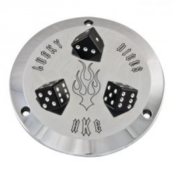 Hells Kitchen Choppers, derby cover Lucky Dice. Polished