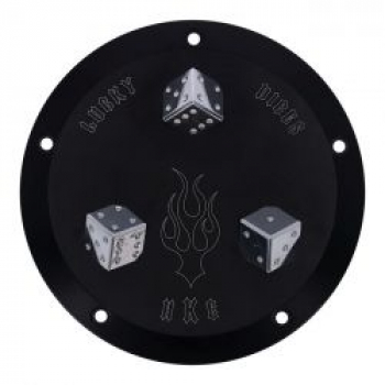 Hells Kitchen Choppers, derby cover Lucky Dice. Black