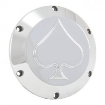 Hells Kitchen Choppers, derby cover Spade. Polished