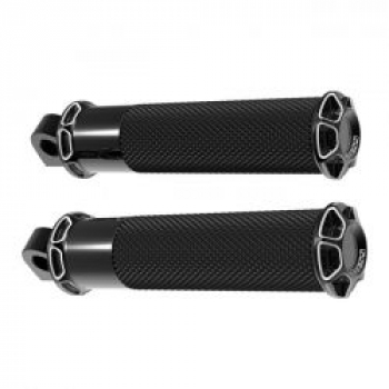 Arlen Ness, Beveled Fusion foot pegs. Black