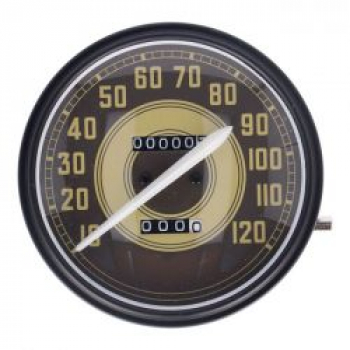 FL speedometer, '41-45 face', green army. 2:1 MPH