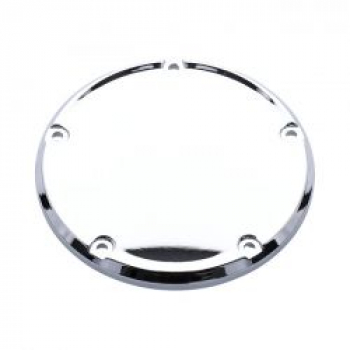 Derby cover, smooth domed. Chrome