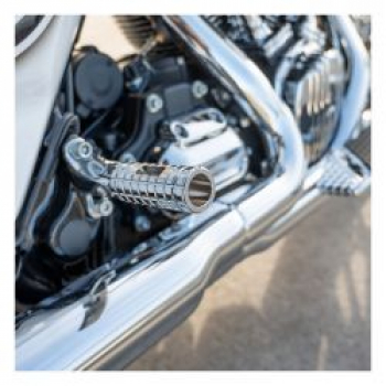 Arlen Ness, Speedliner Passenger footpeg set. Chrome