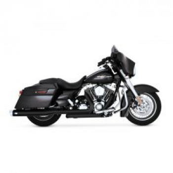 Vance & Hines, Dresser duals crossover head pipes. schwarz