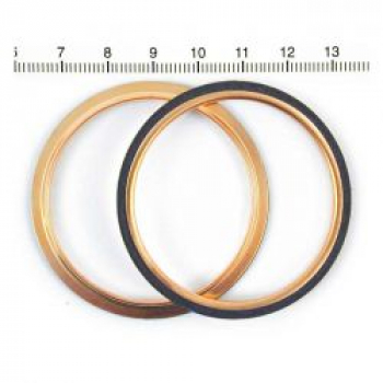 James, round copper exhaust gaskets (10)