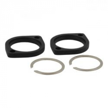 Exhaust flange and retainer kit. Black