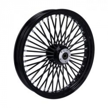 MCS radial 48 fat spoke front wheel 3.50 x 23 DF black