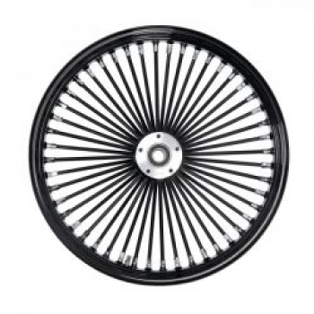 MCS radial 48 fat spoke front wheel 3.50 x 21 DF black