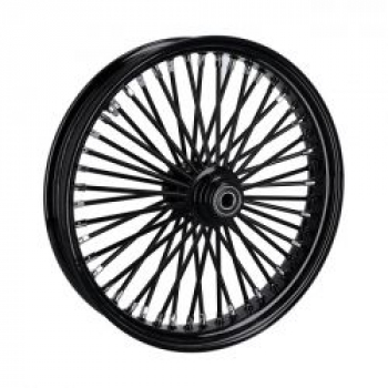 MCS radial 48 fat spoke front wheel 3.50 x 21 SF black