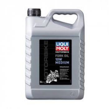 Liqui Moly, fork oil 10W medium. 5 liter