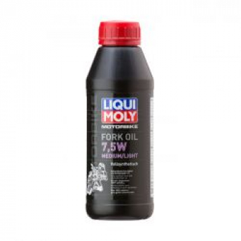 Liqui Moly, fork oil 7.5W medium/light. 500cc