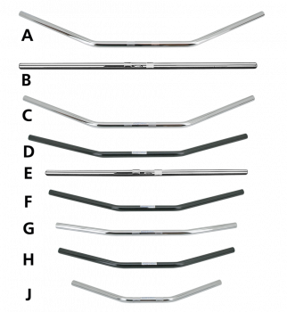 FEHLING ONE INCH DIAMETER DRAG BARS