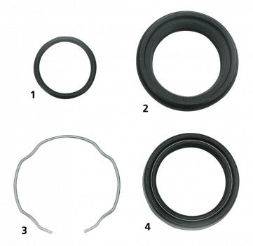 GABELDICHTRINGE UND DICHTRINGSATZ FÜR 41MM GABELN DEUCE 2000-2007