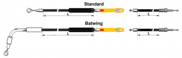 CLUTCH CABLES FOR MILWAUKEE EIGHT