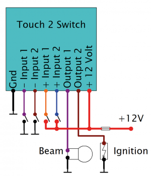 ELEKTRONIKBOX TOUCH-2-SWITCH