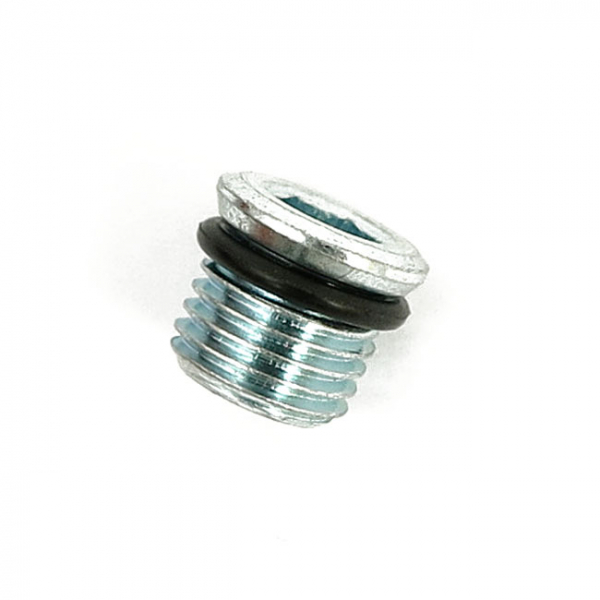 Primary oil drain plug. Magnetic