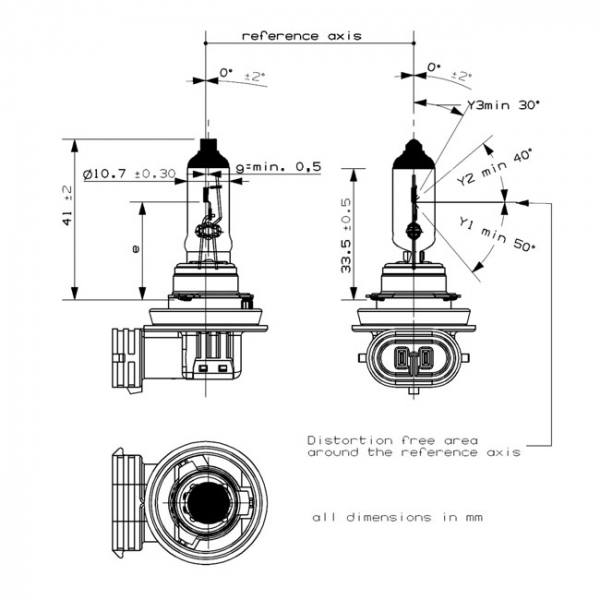 Philips-Scheinwerferbirne H8