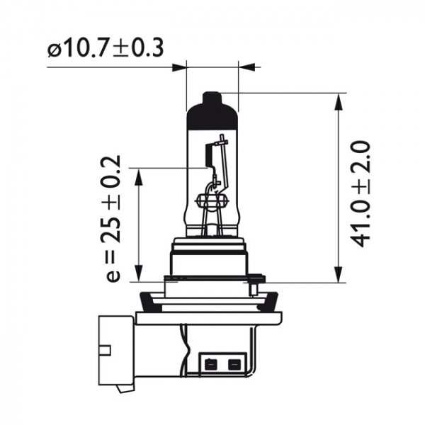 Philips Vision-Scheinwerferbirne H11