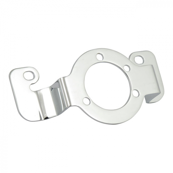 Air cleaner adapter bracket. Chrome