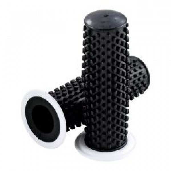 K-Tech, Kustom rubber grips. Black with white flange