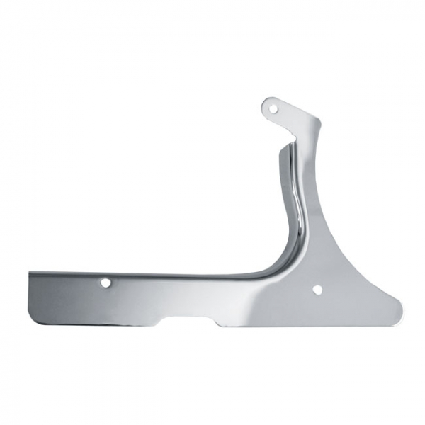 Lower rear belt guard. Chrome